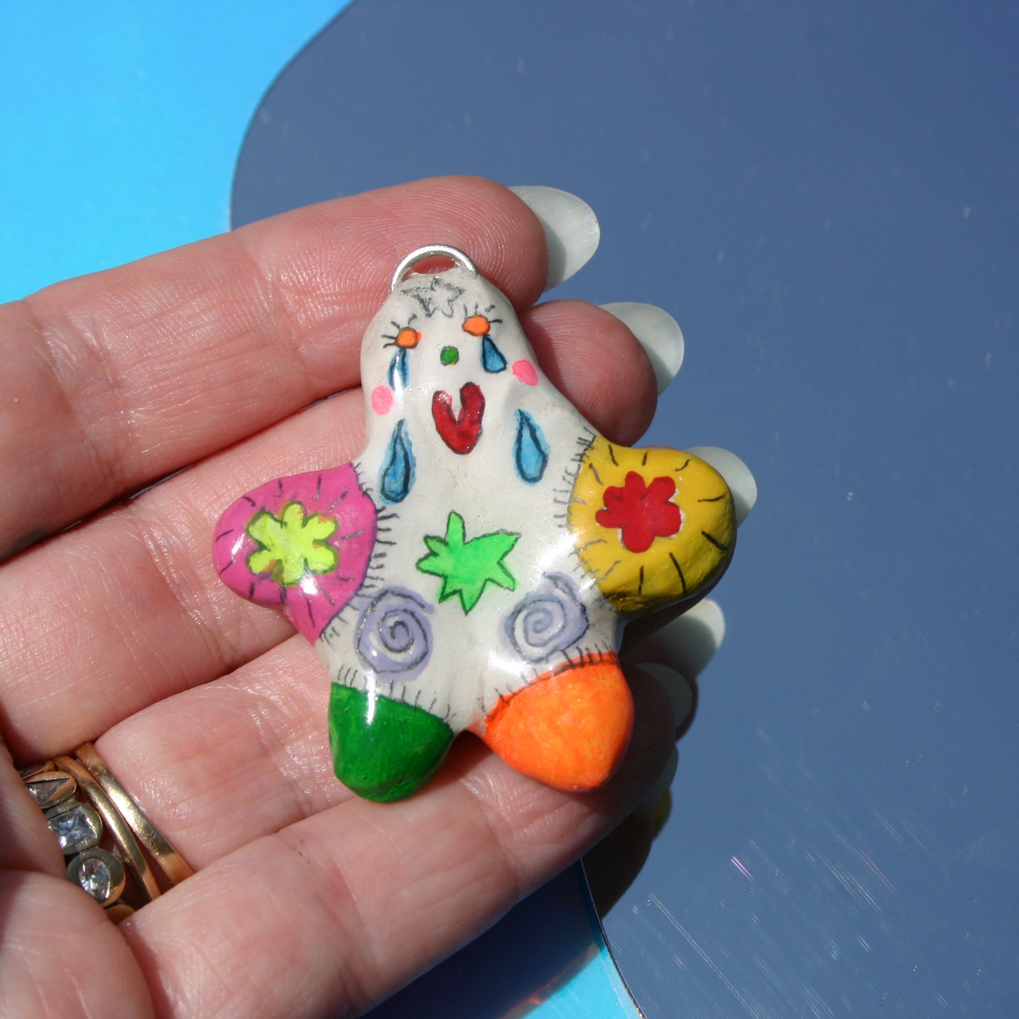 "Creator" Clay Charm | Joyful Tears