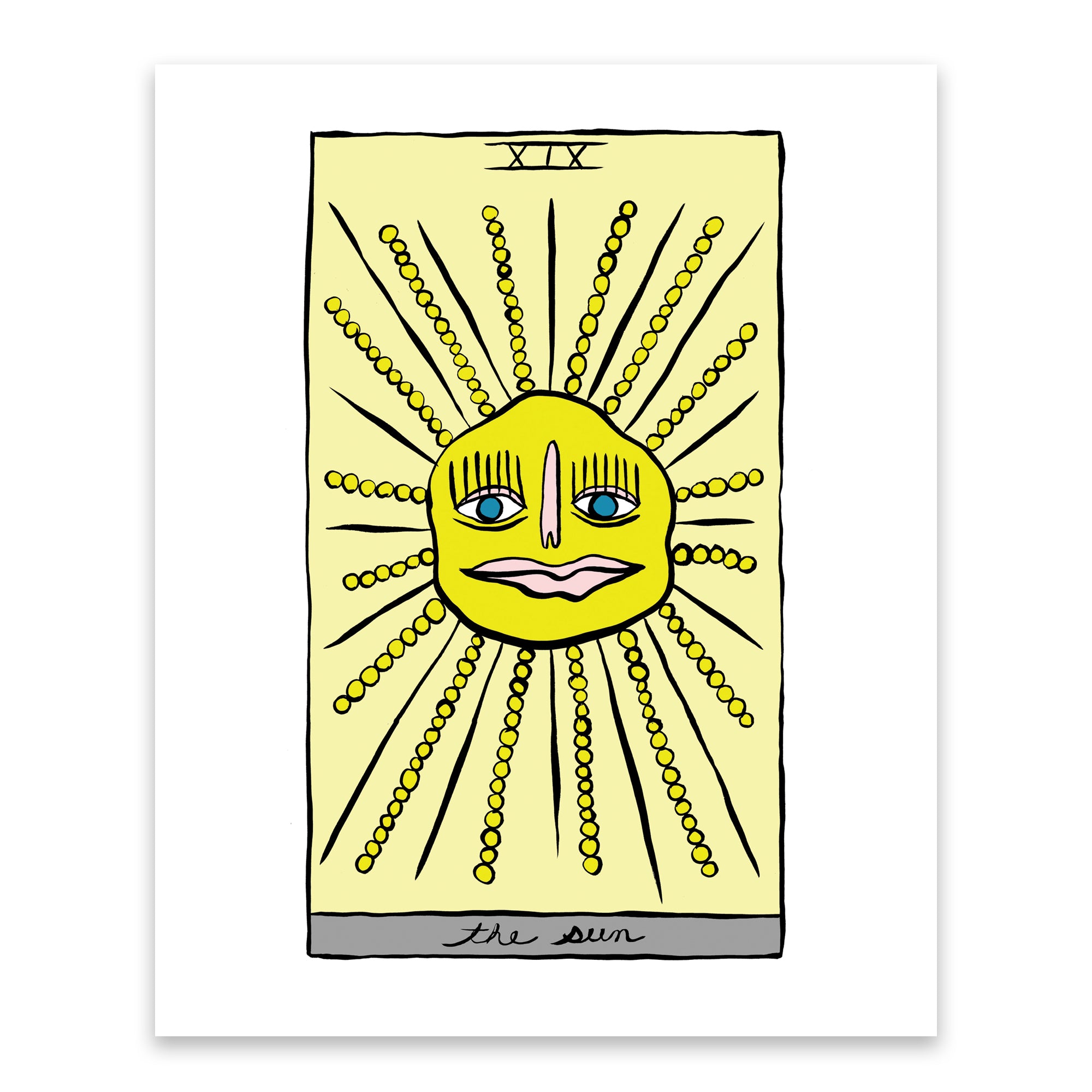 HOLLY SIMPLE TAROT | THE SUN | 8 X 10 PRINT