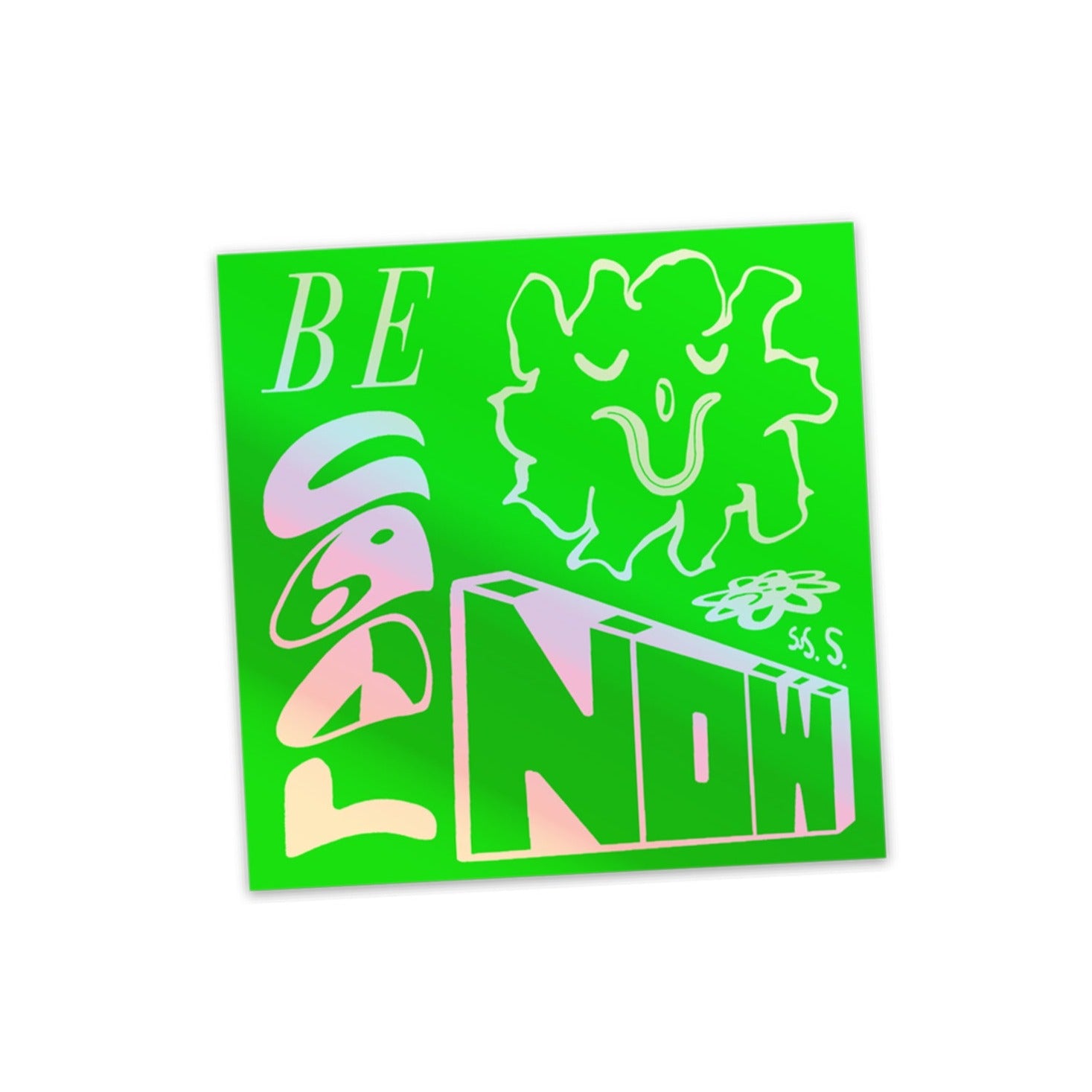 Be Cool Now Hologram Vinyl Sticker